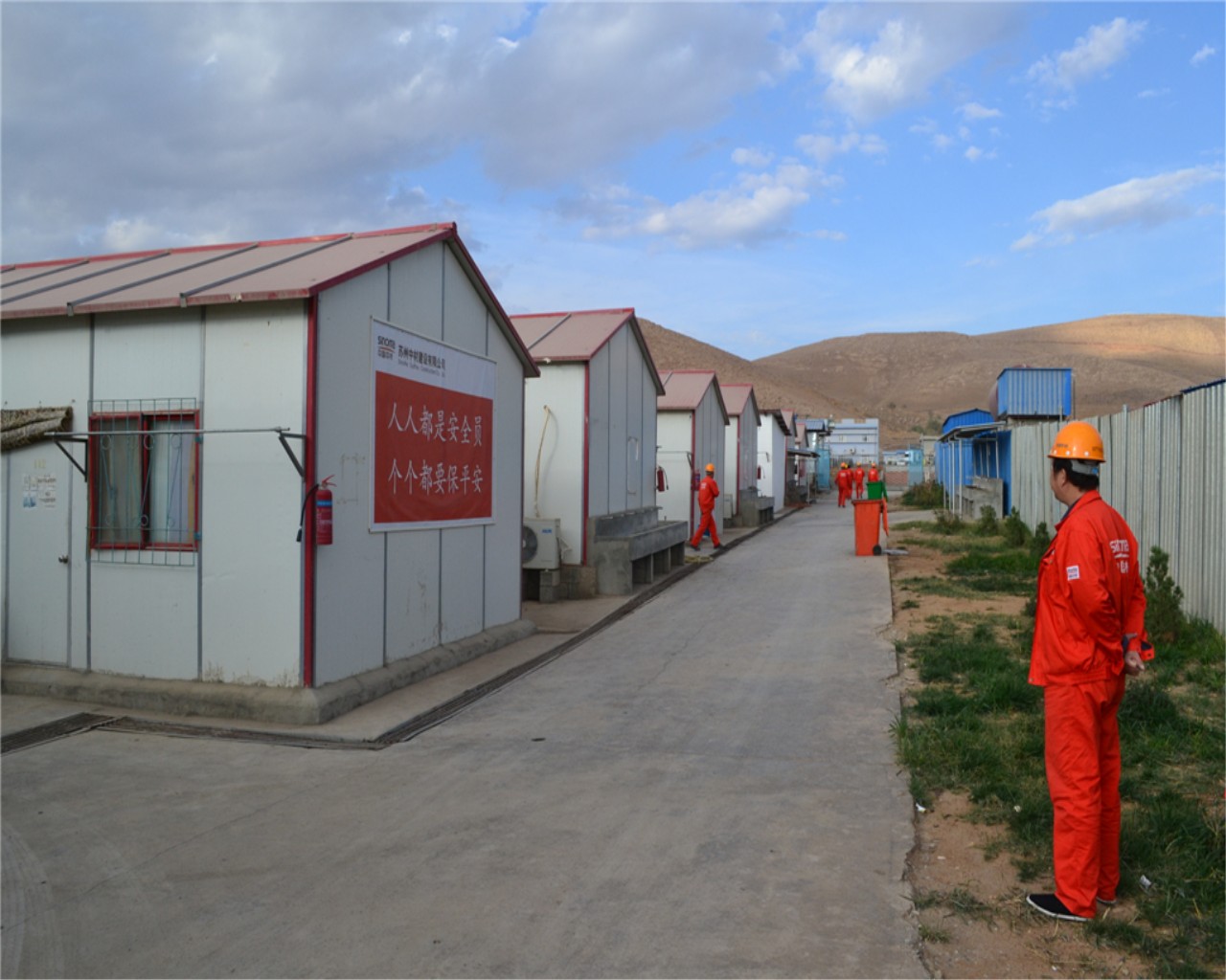 伊拉克3x5300t/d水泥线项目居住环境