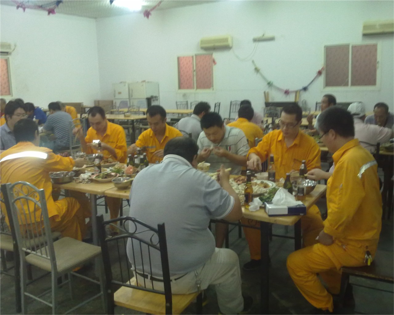 沙特SPCC项目中秋国庆节会餐